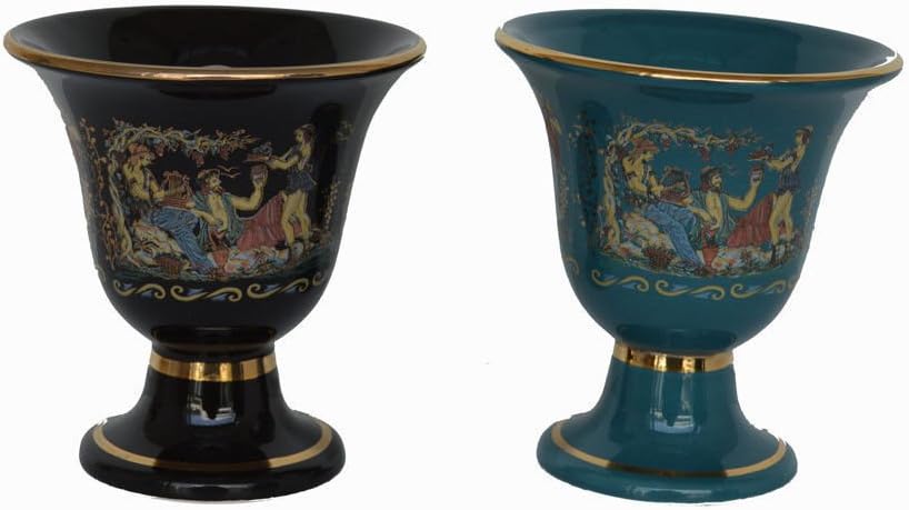 2 Items Pythagoras Cups Justice Greedy Cup Dionisos Feast - God Wine
