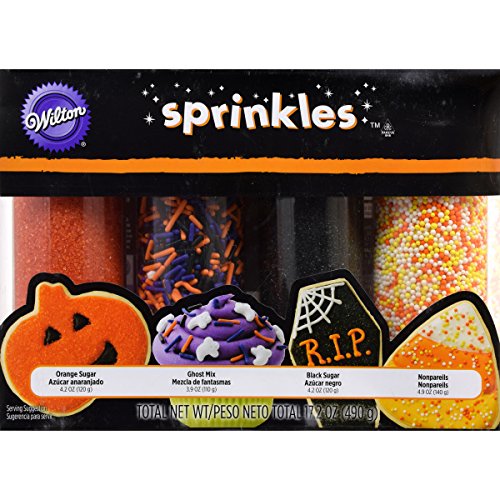 Wilton 4-Pack Halloween Sprinkles Set