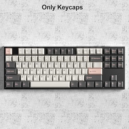 Image of Fogruaden PBT Keycaps Set, Cherry Profile Custom Keycap for Mechanical Keyboard Pink Olivia Keycaps