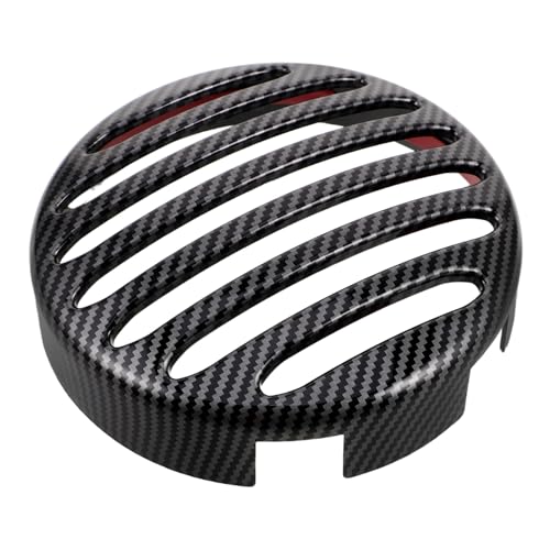 Cache de phare noir universel et carénage de lampe pour moto routière