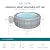 Bestway SaluSpa Honolulu AirJet Large Round 4 to 6 Person Inflatable Hot Tub Portable Outdoor Spa with 140 AirJets and EnergySense Cover, Grey