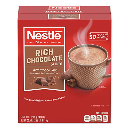 rich hot chocolate - Nestle Rich Hot Cocoa Beverage Mix, 0.71 Ounce -- 300 per case.