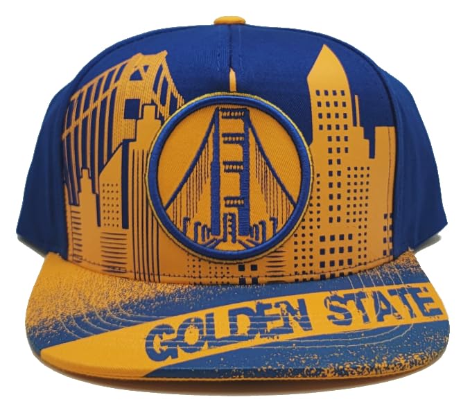 Gorra Snapback Golden State New Leader Azul Oro miniatura 3