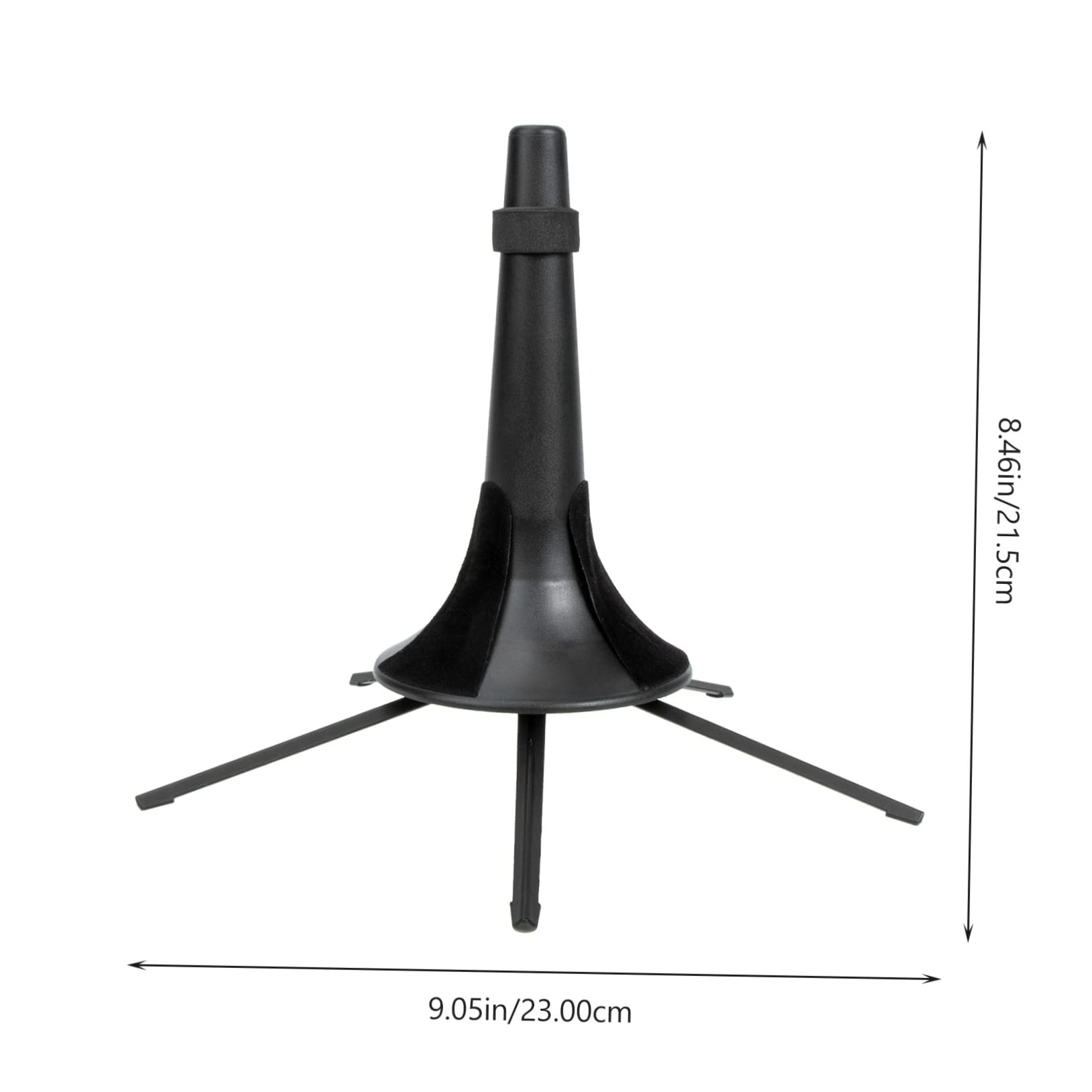 COSMEVIVI Portable Trumpet Stand Clarinet Display Rack Metal Holder for Musical Instruments Trumpet Mute Holder