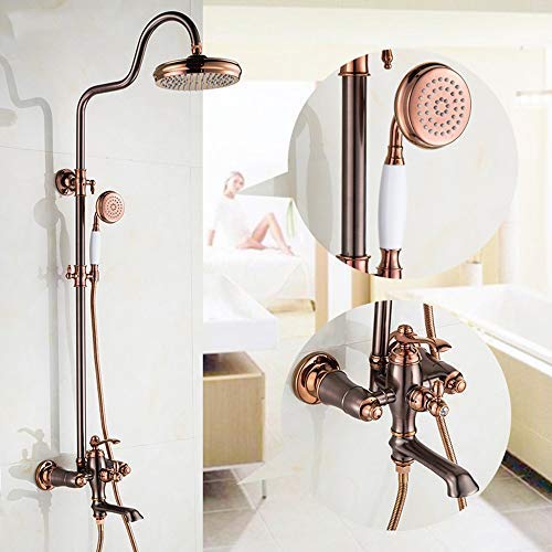 Alimentation en eau de douche rétro avec colonne de levage ORB