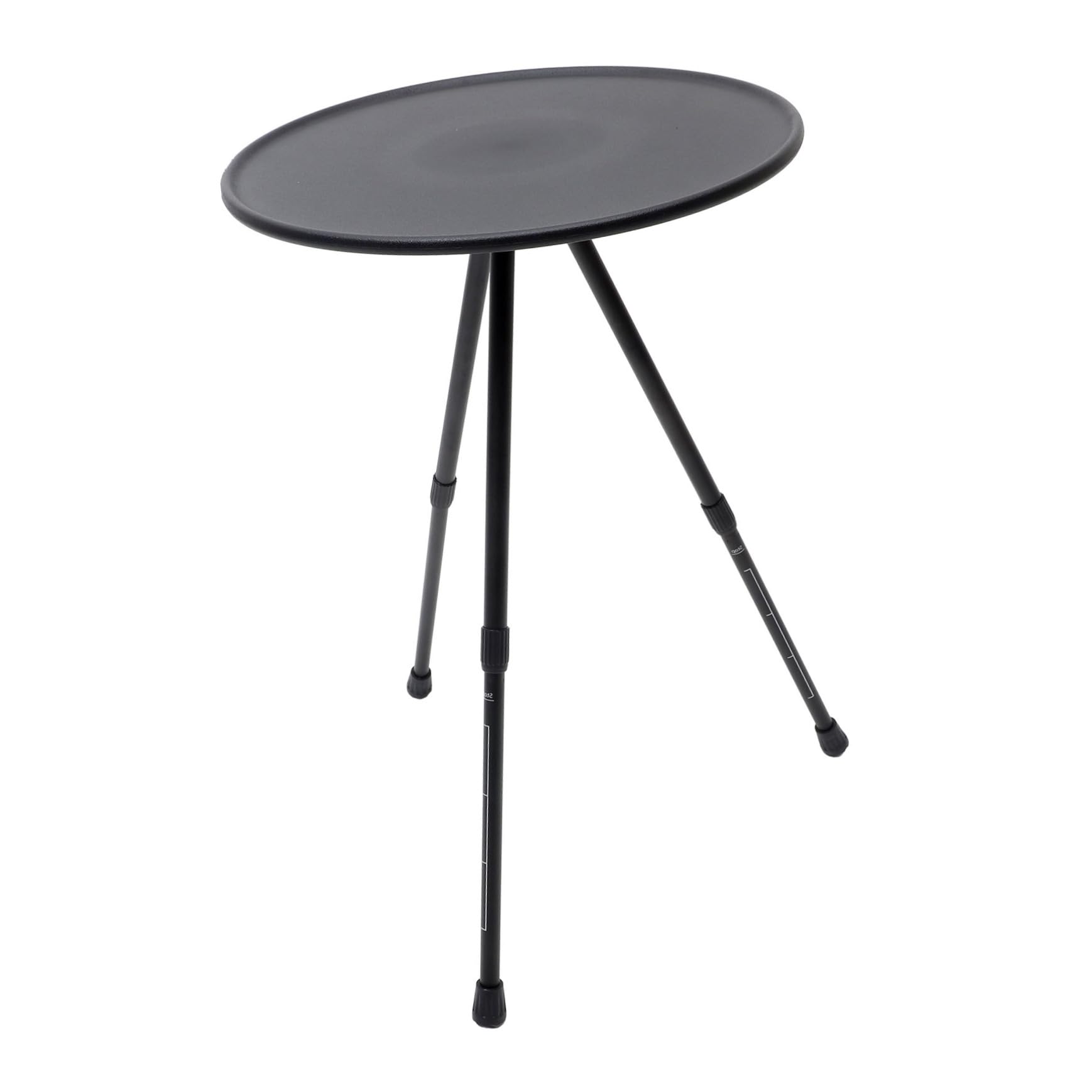 TOPBATHY Tavolo da Campeggio Pieghevole Portatile in Acciaio Inossidabile, Nero, Leggero e Compatto per Spiaggia e Barbecue