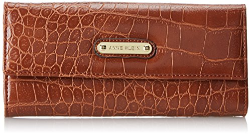 Anne Klein Alligator Alley S Continental SM Checkbook Case