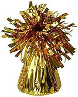 Pack of 12 Premium Quality Gold Foil Table Weights for Balloons