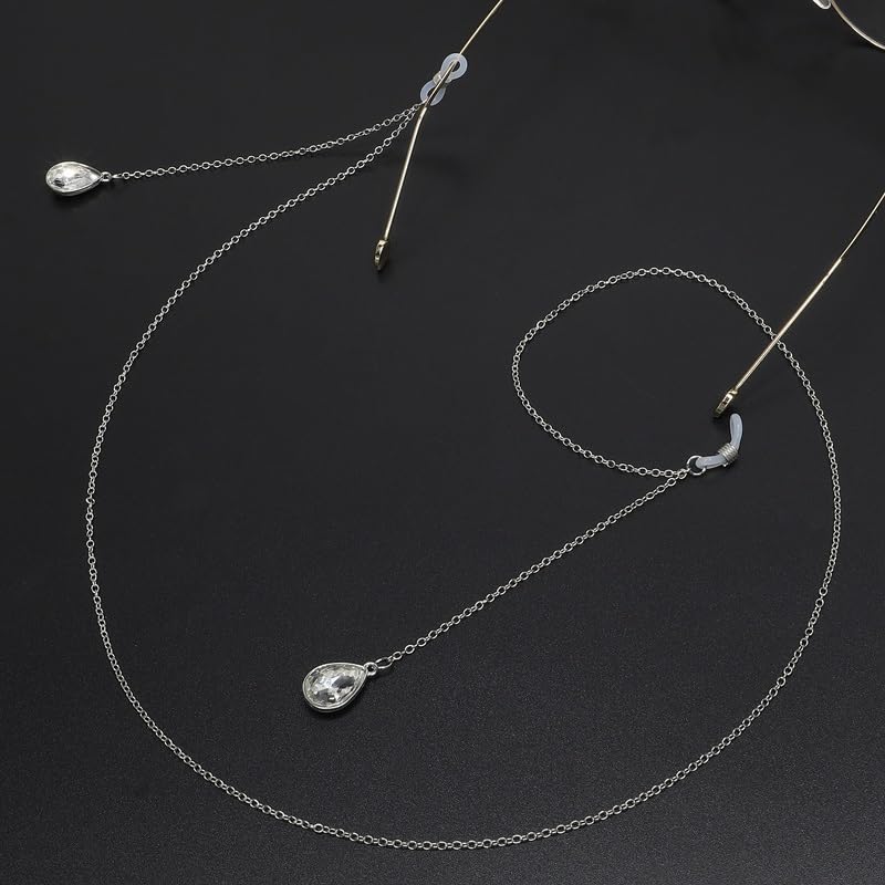 Chaîne lunettes pendentif goutte empêche la chute des montures - 2