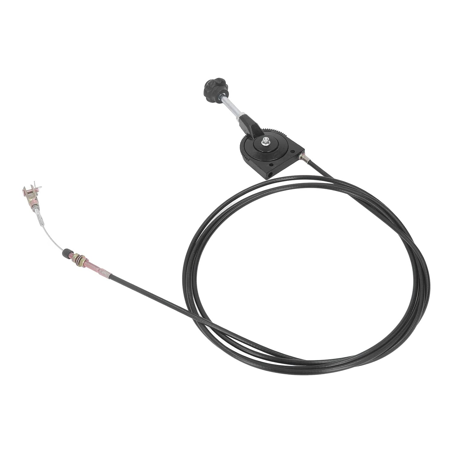 Excavator Throttle Cable Controller4M Stainless Steel Manual Throttle Motor Cable for Agitating Lorry, PU Sheath Throttle Control Cable with Quick Response