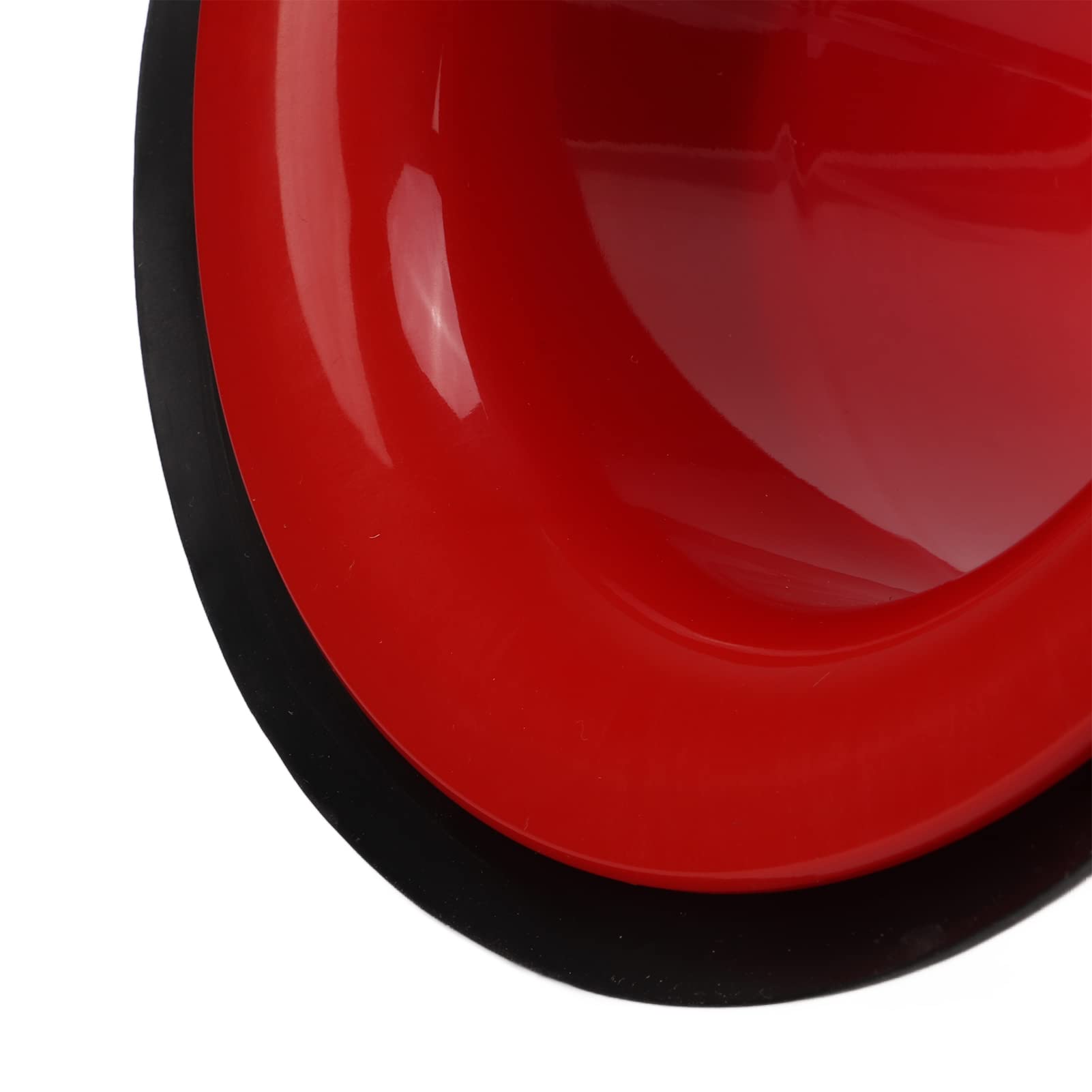 Potenziatore per Grancassa, Potenziatore per Batteria con Protezione, Amplificatore per Grancassa in Gomma ABS, Accessori per Potenziamento Kit Batteria(Rosso)