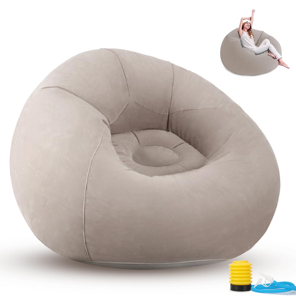 Puff Gigante, Puff com Enchimento : Amazon.com.br: Casa