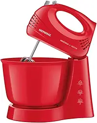 MONDIAL Batedeira Power Prática, Vermelho, 400W, 220V - B-44-R