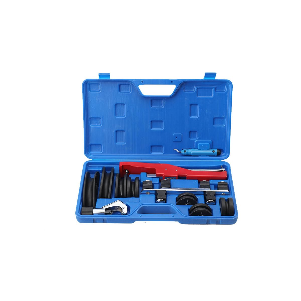 Piegatrice a Mano per Tubi in Rame e Alluminio, 6-22mm, 7 Ruote, Curvatubi Manuale Compatto Ergonomico per DIY, HVAC, Idraulica e Riparazioni