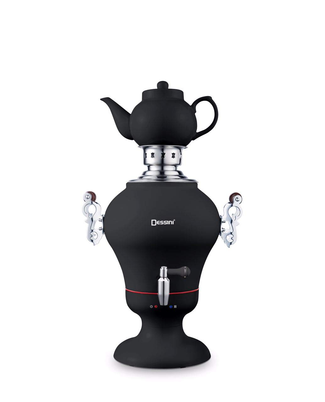 Dessini Electric Samovar Salovar3333Black Black/Silver