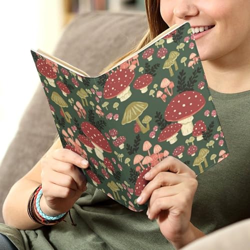 Couverture rechargeable A5 Bright Mushrooms contre l'usure des carnets de notes - 6