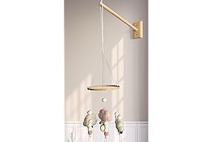 Sturdy Mobile Wall Hanger: Space-Saving Nursery Solution