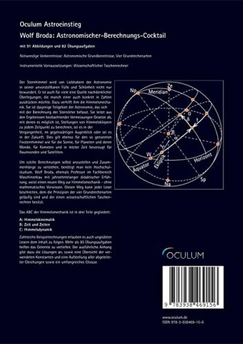 Astronomischer Berechnungs-Cocktail. Ein ABC der Himmelsmechanik