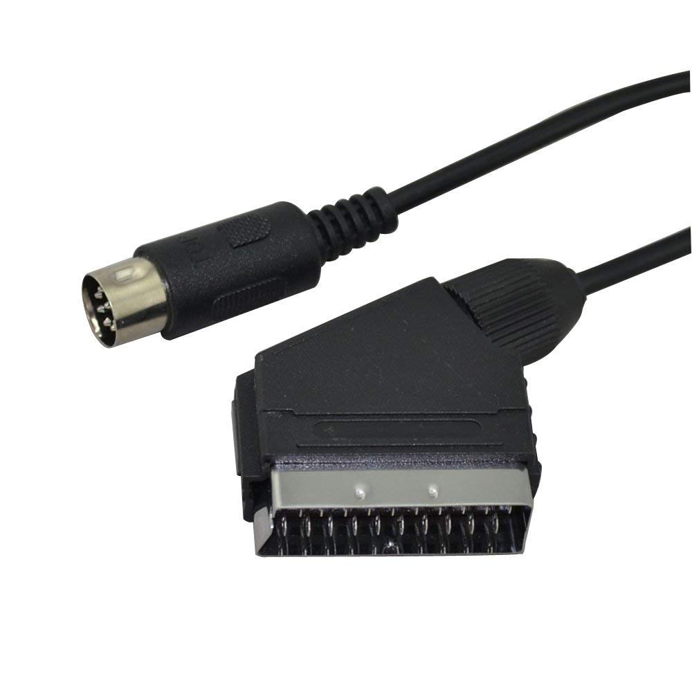 1.8M / 6FT RGB Scart cable AV Cable Audio Video Connector para Genesis Megadrive 2