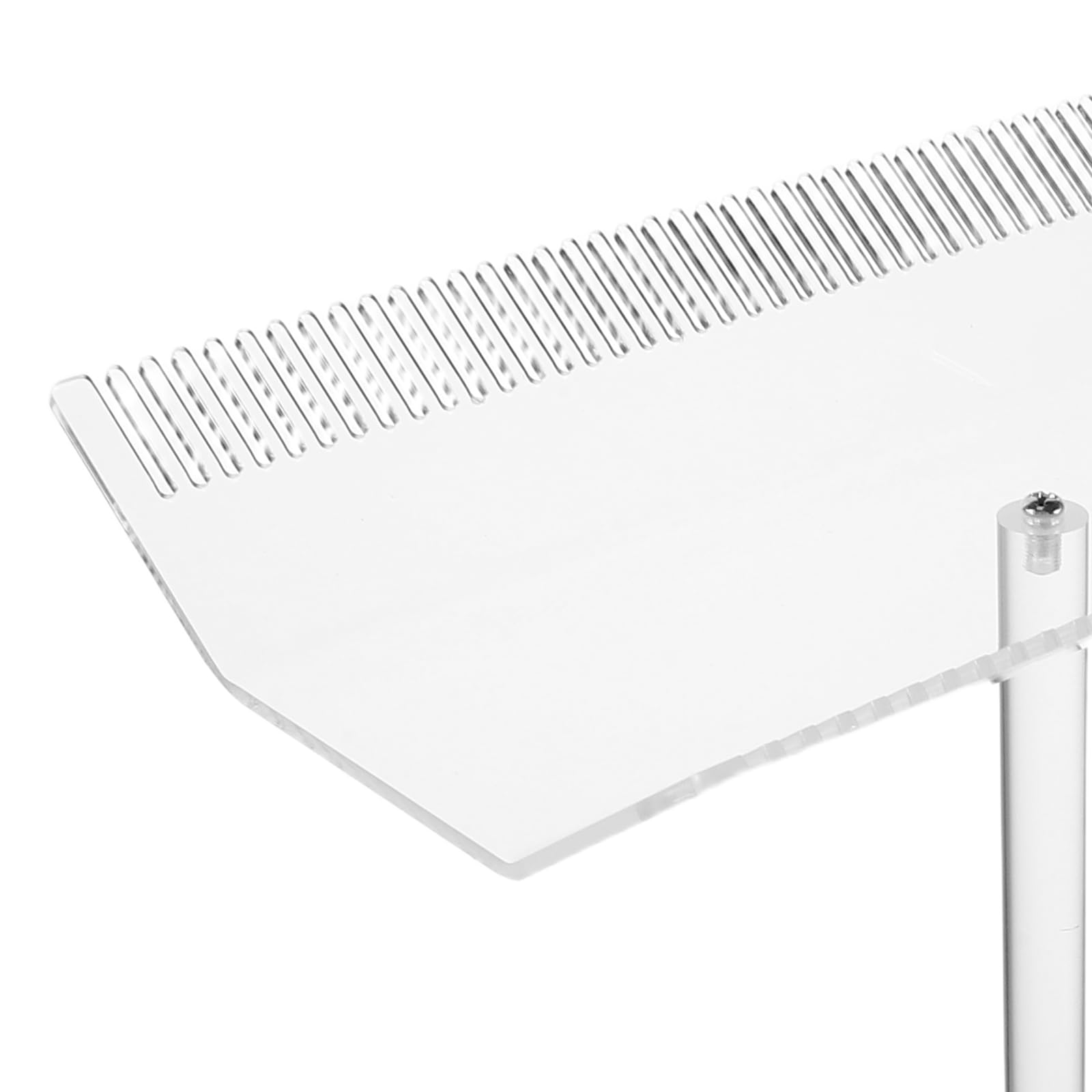 PartyKindom Supporto per Parrucca in Acrilico Trasparente 25, 5*16*45 Cm