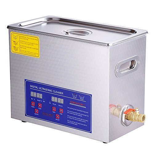 Yescom 6 Liter Stainless Steel Commercial Grade Ultrasonic Cleaner with Digital Timer