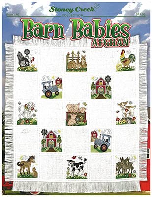 Barn Babies Afghan Cross Stitch Pattern by Stoney Creek Collection