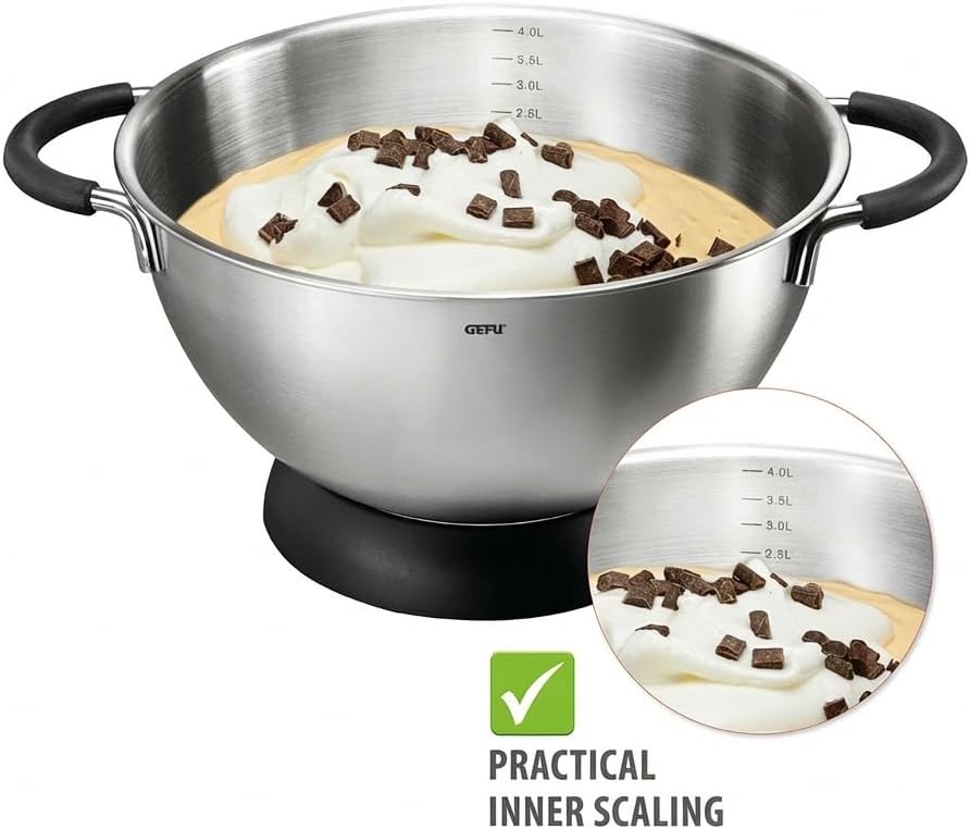 GEFU Mixing and Beating Bowl, Ring Base