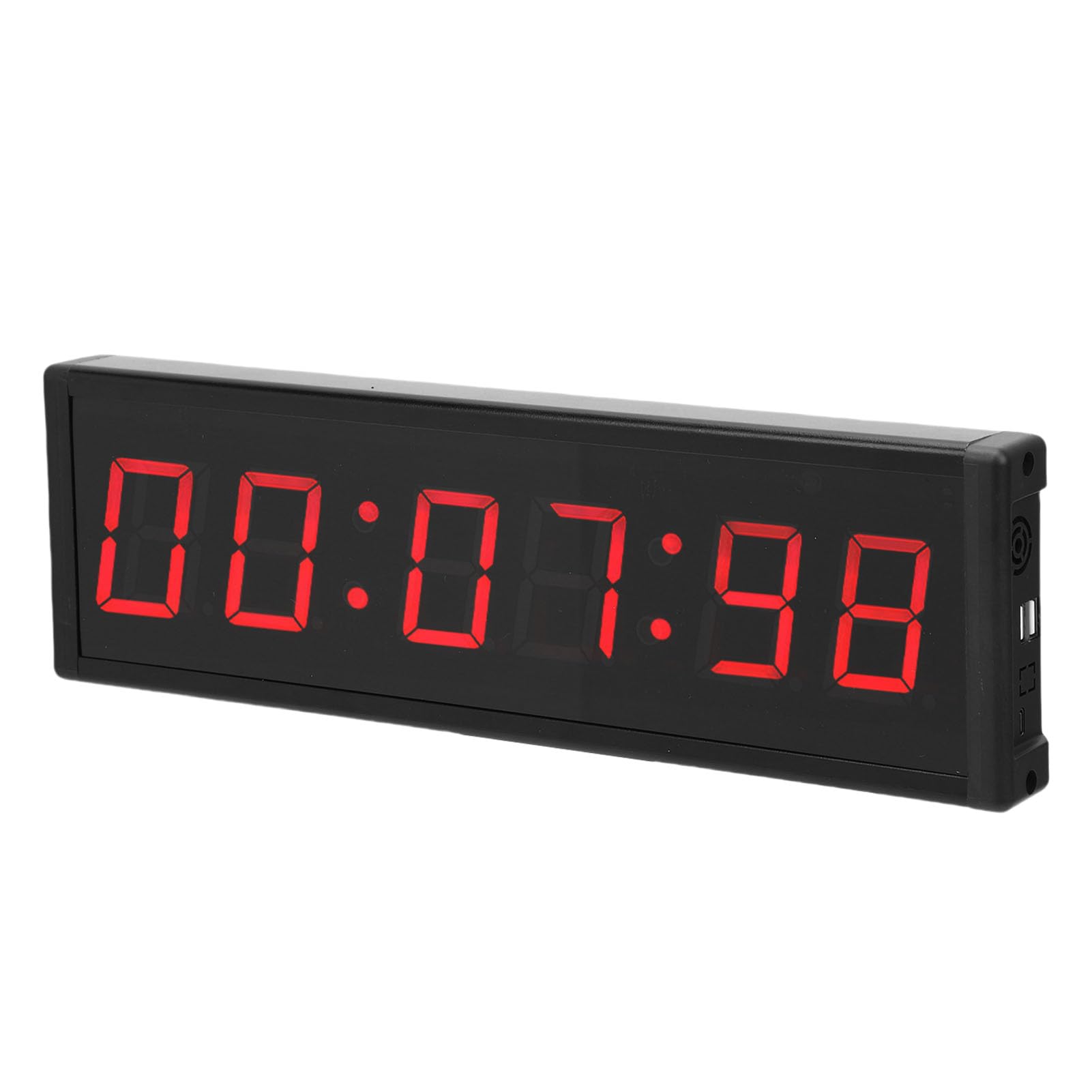 FTVOGUE Cronometro Palestra Multifunzione con Display da 5,8 Cm, per | Robusto design in alluminio, portata del telecomando 30 m, ottimo per le competizioni, opzioni di conto alla rovescia e