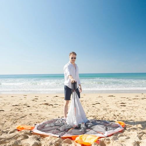 UPF 50+ No Assembly Pop Up Beach Tent Instant Setup - image 4