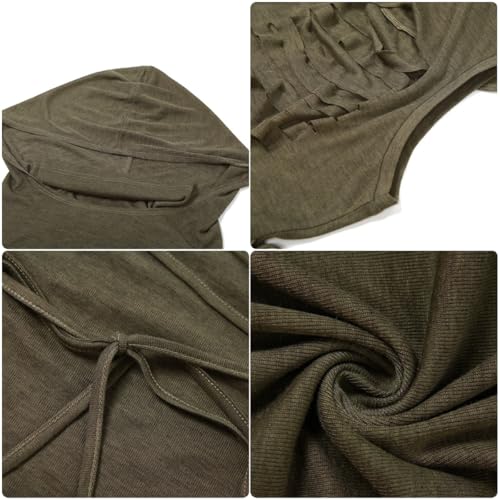 SINROYEE Women High Slit Long Dress Sexy Sleeveless Cocktail Dress Sexy Cutout Bodycon Party Club Cami Dresses4