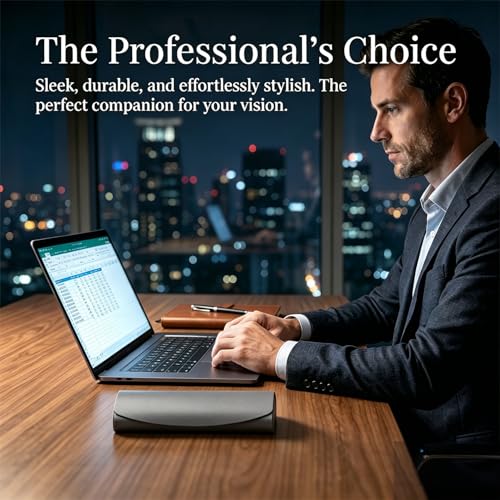 Image of Philley Aluminum Ultra-Light Eyeglasses Case Hard Shell Nearsighted Glasses Case for Women & Men
