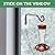 DECOHS 3 Pcs Window Bird Feeder Hanger Hook- Strong Load-Bearing Hanging Bird Feeder Hooks- Window Mounted Bird Feeder Bracket for Bird Feeders, Wind Chimes & Plants (Bird Feeder Not Included)