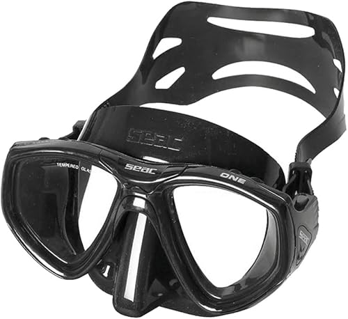 Miniatura 2 de SEAC Tris Motus - Juego de aletas de buceo de camuflaje de motus largas y libres, una máscara y un esnórquel de chorro Negro,verde