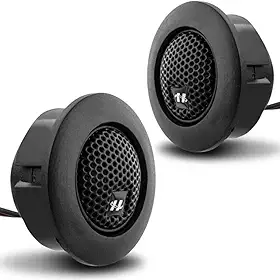 Mini Tweeter Hurricane TWP Neo 80W RMS 4 Ohms Preto Crossover Embutido Par