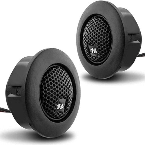 Mini Tweeter Hurricane TWP Neo 80W RMS 4 Ohms Preto Crossover Embutido Par