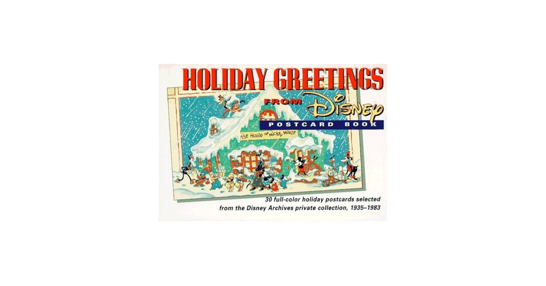 HOLIDAY GREETINGS From Disney ポストカードブック Holiday Greetings: Postcard Book: Disney Book Group