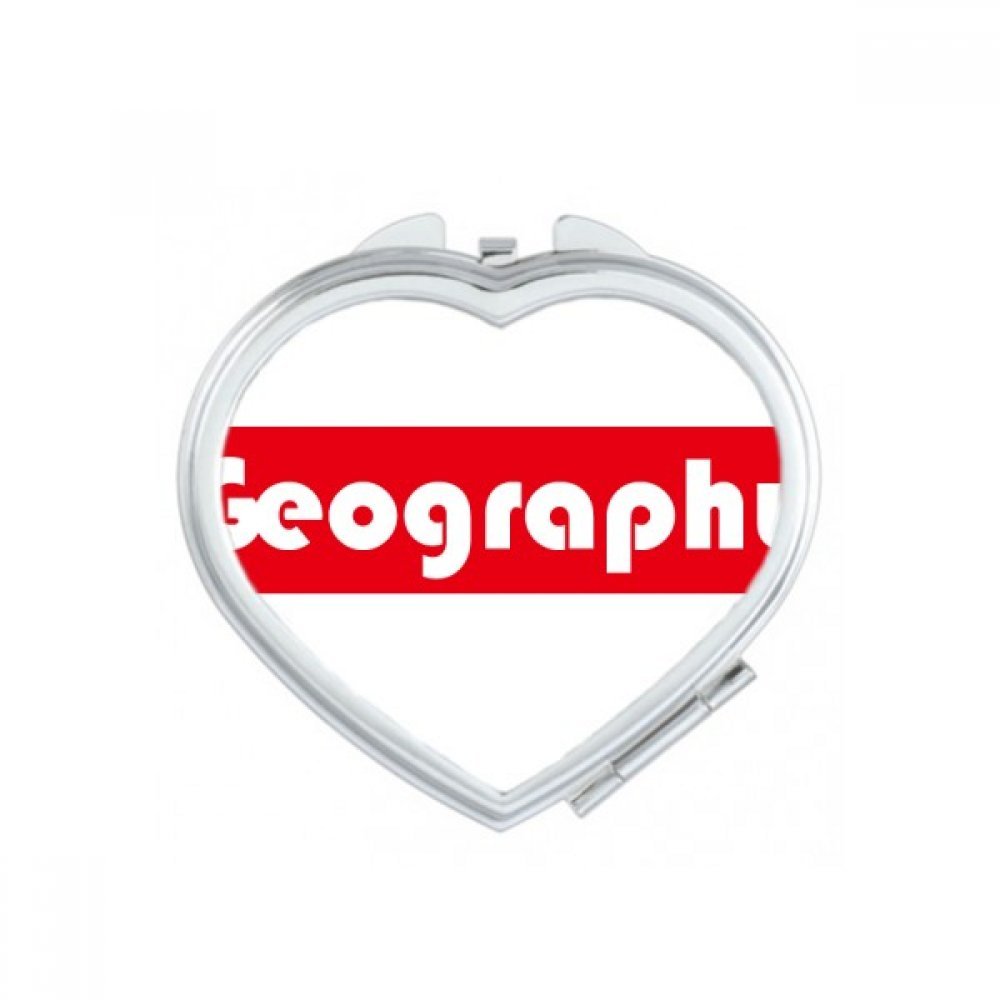 Miroir de poche maquillage thématique géographie et petit miroir main mignon