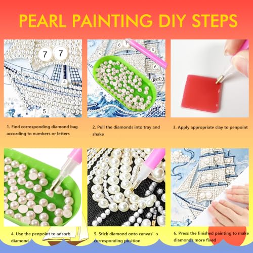 3D Pearl Diamond Art Kit - image 6