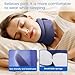 VELPEAU Neck Brace for Neck Pain and Support - Soft Cervical Collar for Sleeping in Bed, Snoozing, Sleeping Upright, Anti-Snoring, Sleep Apnea for Women & Men (Blue, Comfort Version, Medium: 11.5-14