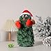 Glomora Singing Dancing Electric Xmas Tree - Rotating Plush Christmas Decoration, Interactive Musical Fun