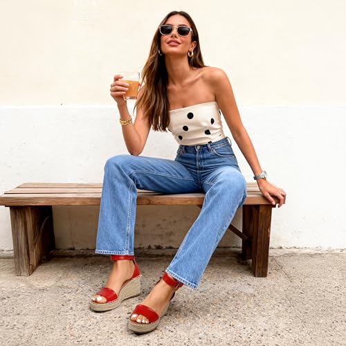 Image of DREAM PAIRS Women's Wedge Platform Summer Sandals