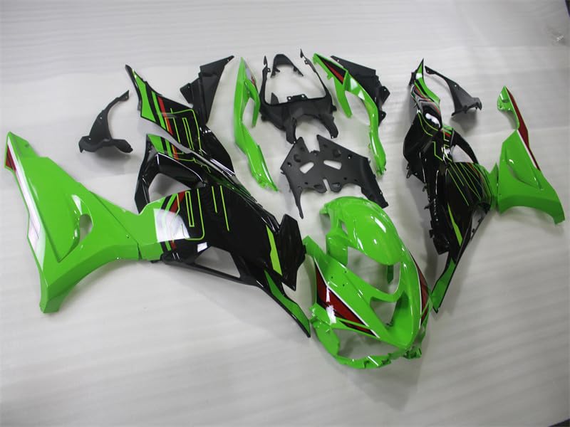 Amazon.com: NT Green Red Black Fairing Fit for 2024 2025 ZX6R ZX