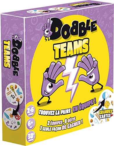 Asmodee, Dobble: Teams, Board games, Card Games, Party Game, Adult and Child Game from 6 years, 2 to 8 Players, 15 Min