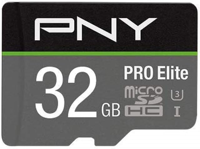 Pny Pro Elite P-SDU32GV31100PRO-GE, Karta Pamięci MicroSDHC, 32 GB, Wielokolorowy