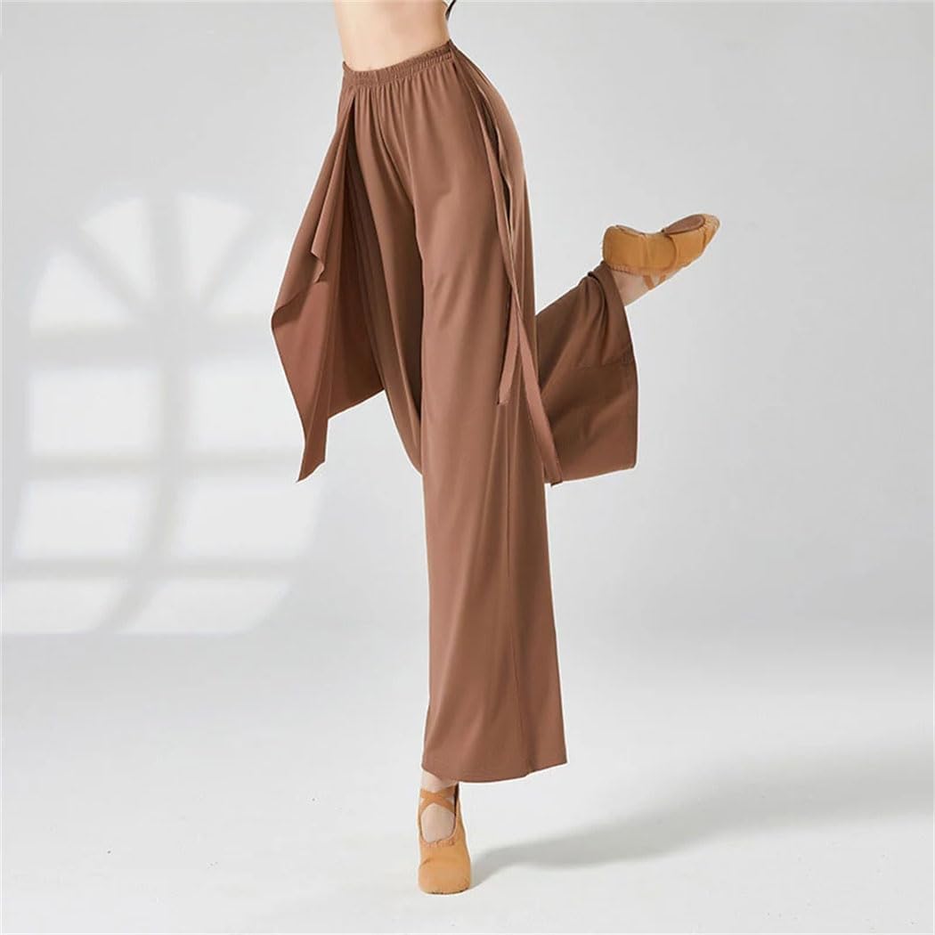 Women's Latin Dance Pants Ballroom Modern Practice Trousers for National Standard Dancing