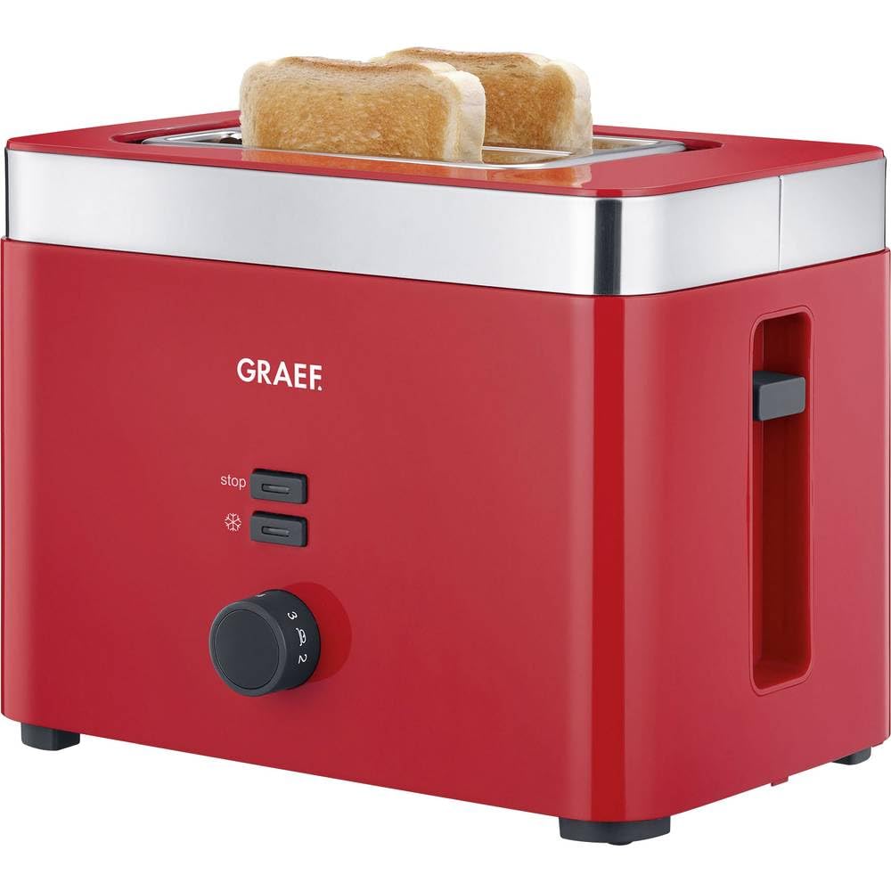 TOSTADORA GRAEF TO 63, 2 REBANADA(S) ROJO 888 W