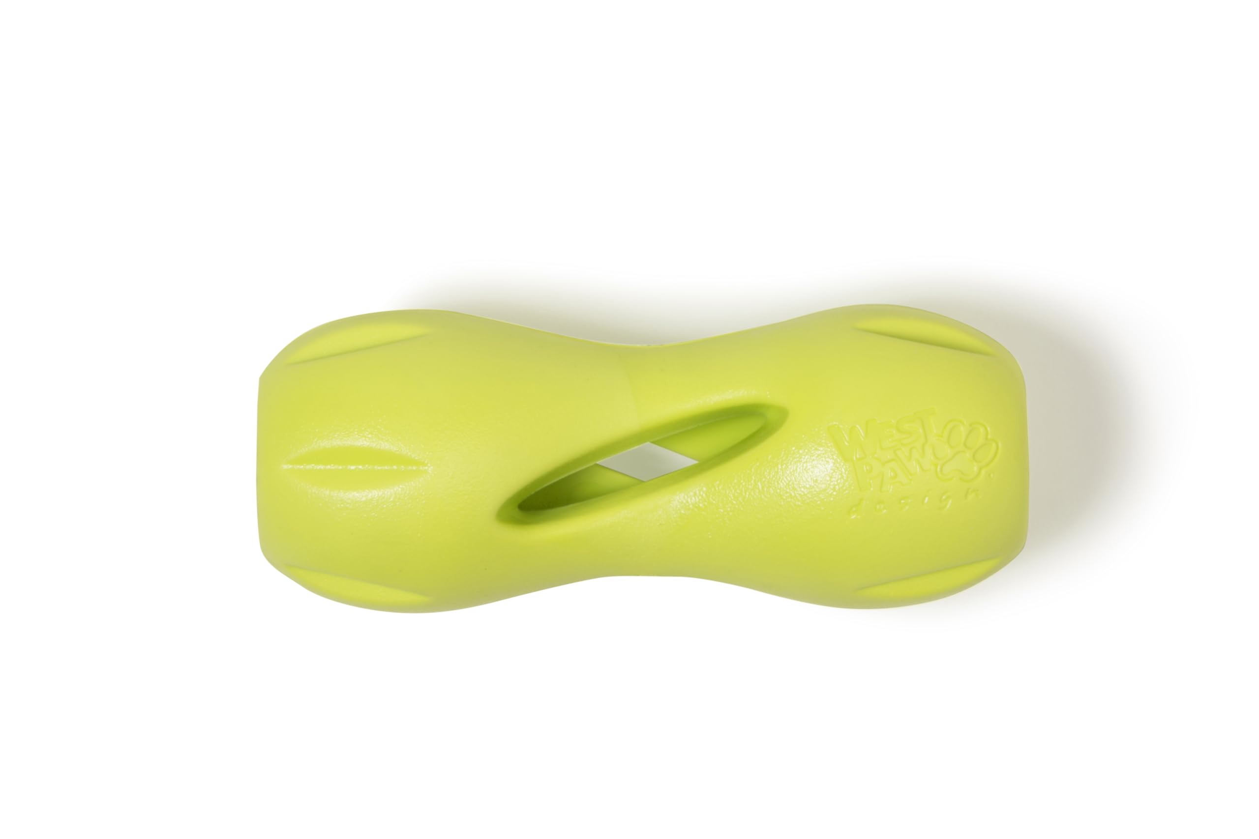 West Paw Zogoflex Qwizl Interactive Treat Dispensing Dog Puzzle Treat Toy for Dogs, Granny Smith, Small