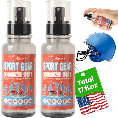 (2-Pack) Calvana Sports Equipment Deodorizer Spray 17oz