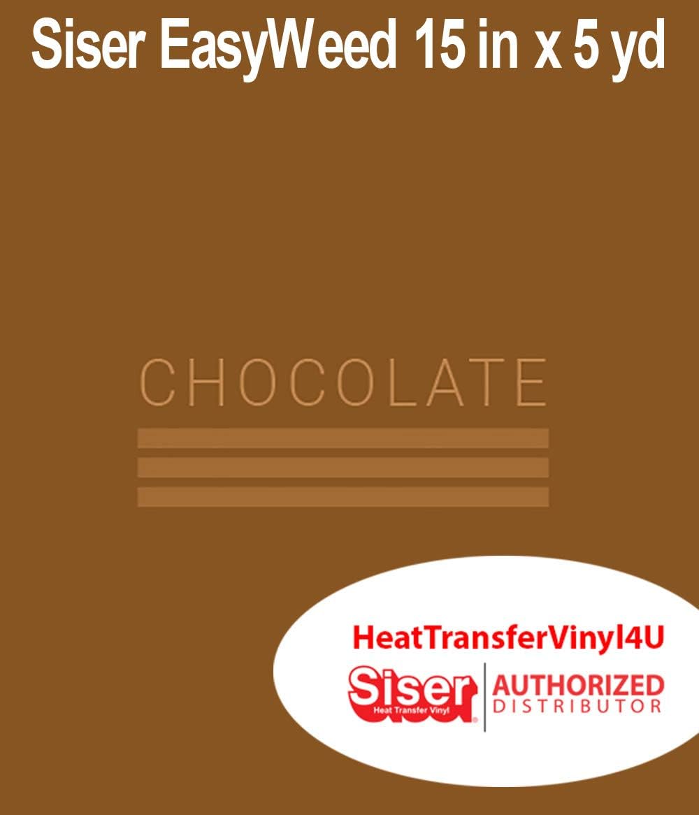 Siser Easyweed Heat Transfer Vinyl Chocolate 15 Inches by 5 Yards
