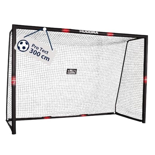 HUDORA Fotbollsspelare Pro Tect fotbollstur för barn och vuxna flerfärgad 300x200 cm